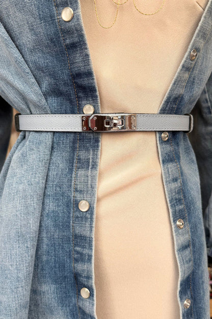 Cintura in pelle modello 'Hermes'  vari colori - Emporio Club