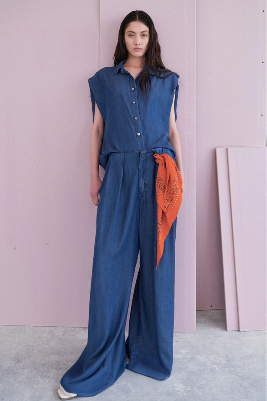 Camicia effetto denim - Lumina