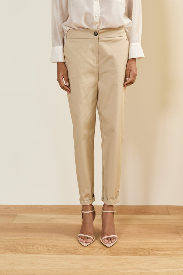 Pantalone chino regular beige - Souvenir Clubbing