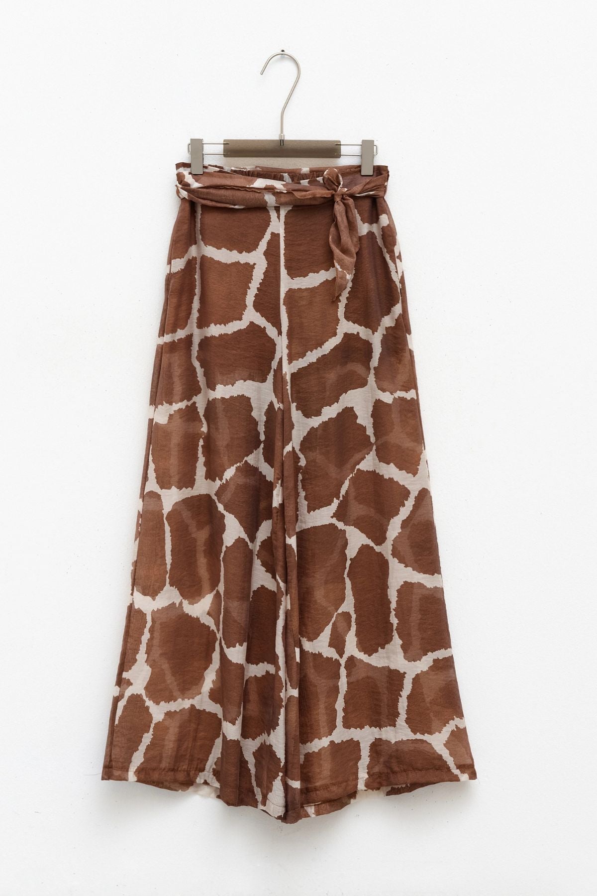 Pantalone gamba larga animalier - Lumina