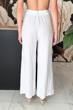 Pantalone in cotone bianco - HaveOne